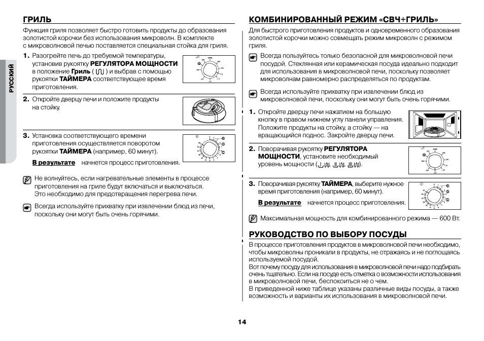 Нужен ли гриль в микроволновке и как пользоваться этой функцией?