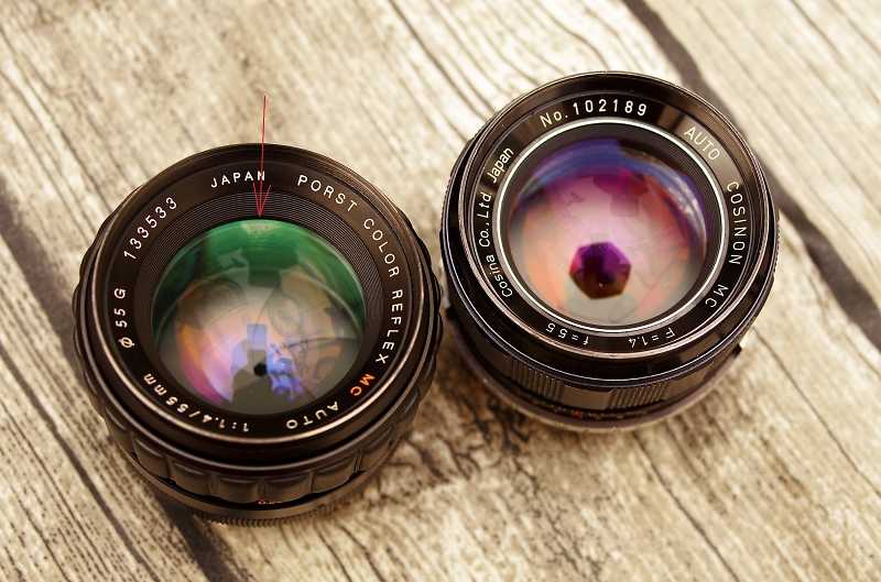 Porst color reflex mc auto 55mm f/1.2 : specifications and opinions