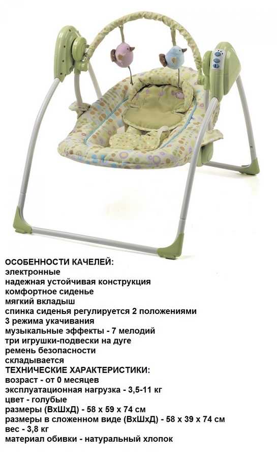 Шезлонг для новорожденных: с какого возраста можно использовать