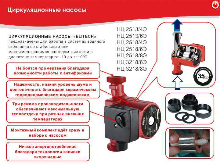 Циркуляционный насос для отопления как выбрать