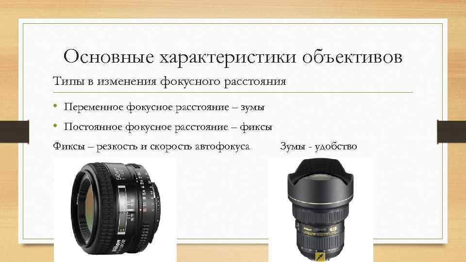 Как выбрать “правильный” объектив для фотосъемки