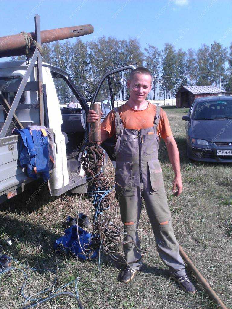 Замена скважинного насоса своими руками