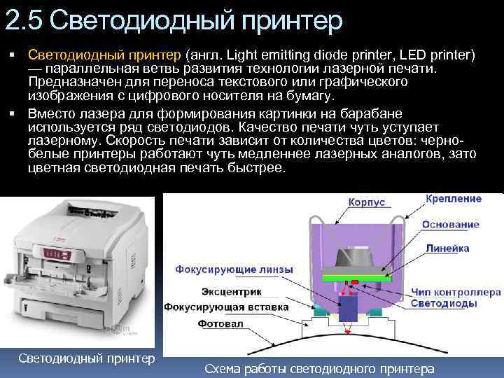 Плюсы и минусы светодиодных принтеров | плюсы и минусы