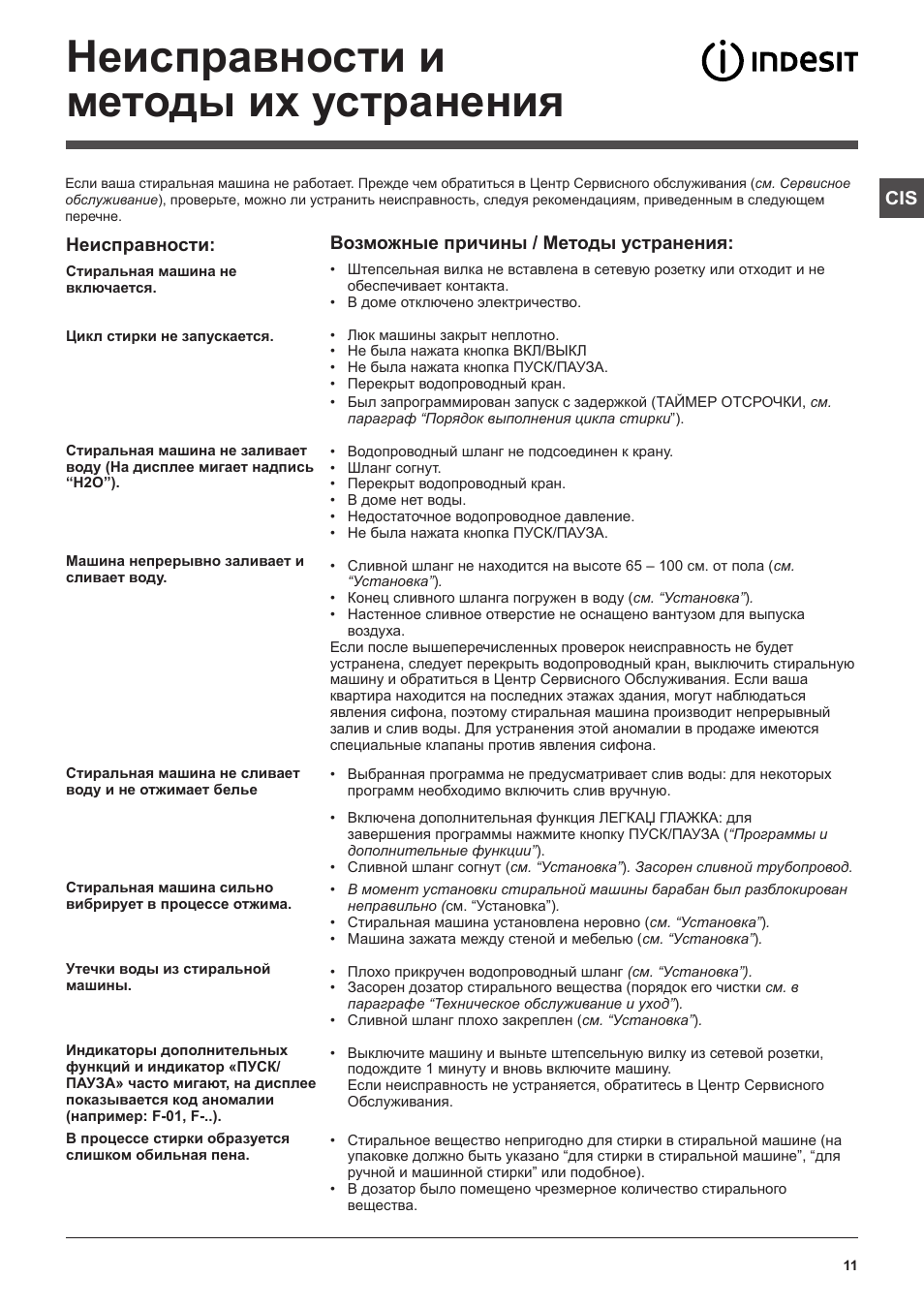 Стиральная машина набирает воду, но не стирает, что делать