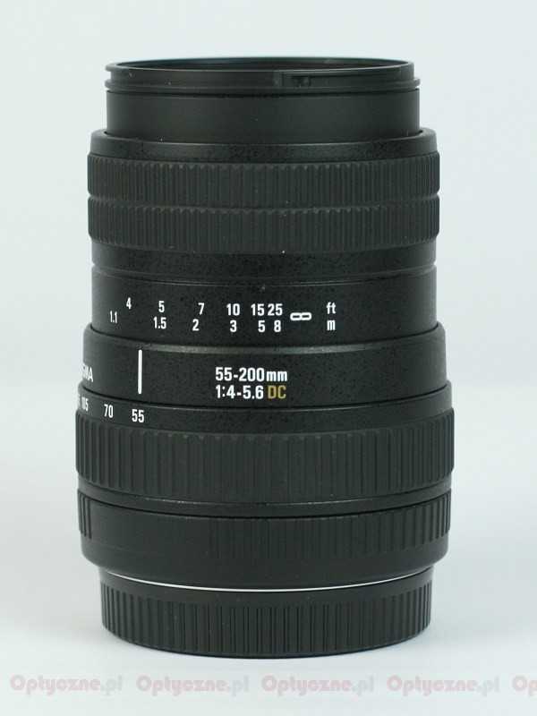 Фотообъектив sigma af 55-200mm f/4-5.6 dc canon ef-s