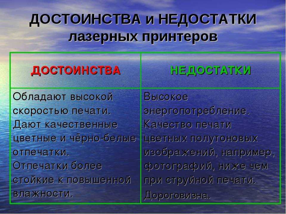 Особенности применения светодиодных принтеров