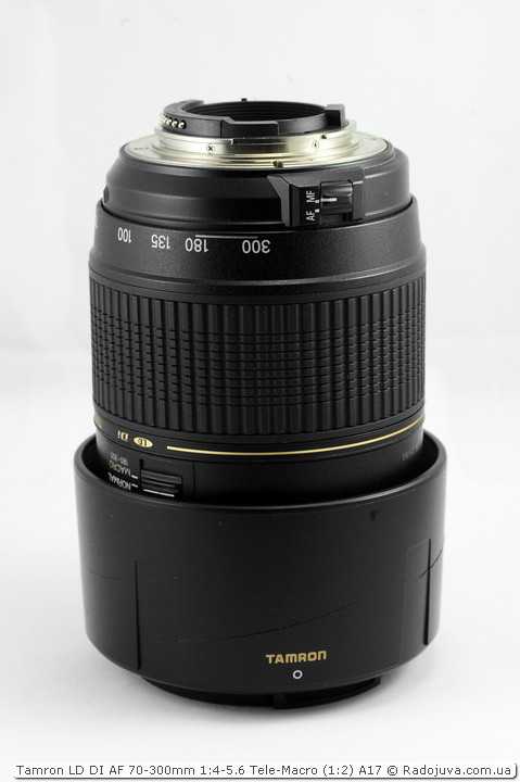 Обзор объектива Tamron LD DI AF 70-300 mm F 4-56 Tele-Macro 1:2 A17 для полноформатных камер со встроенным мотором фокусировки