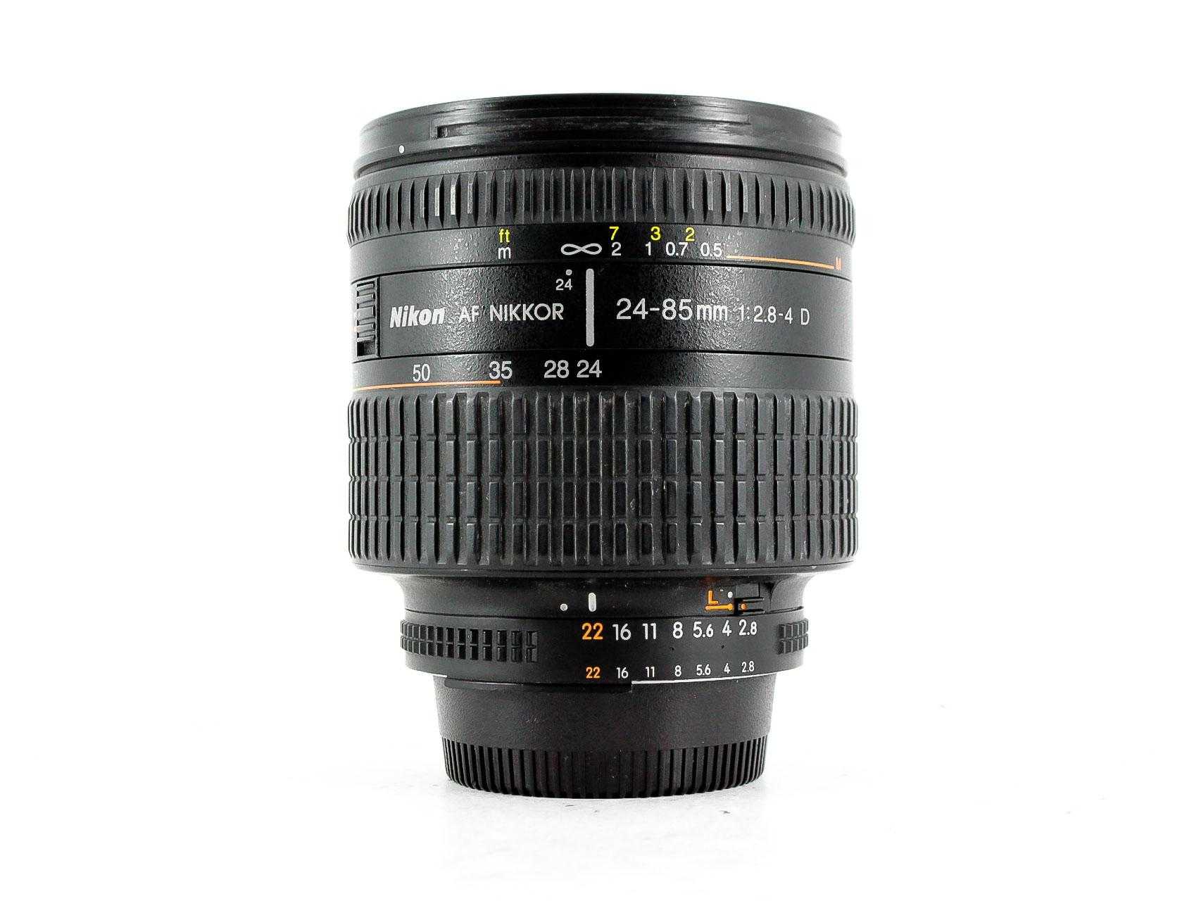 Nikon af nikkor 24-85mm f2.8-4d if lens review and specs