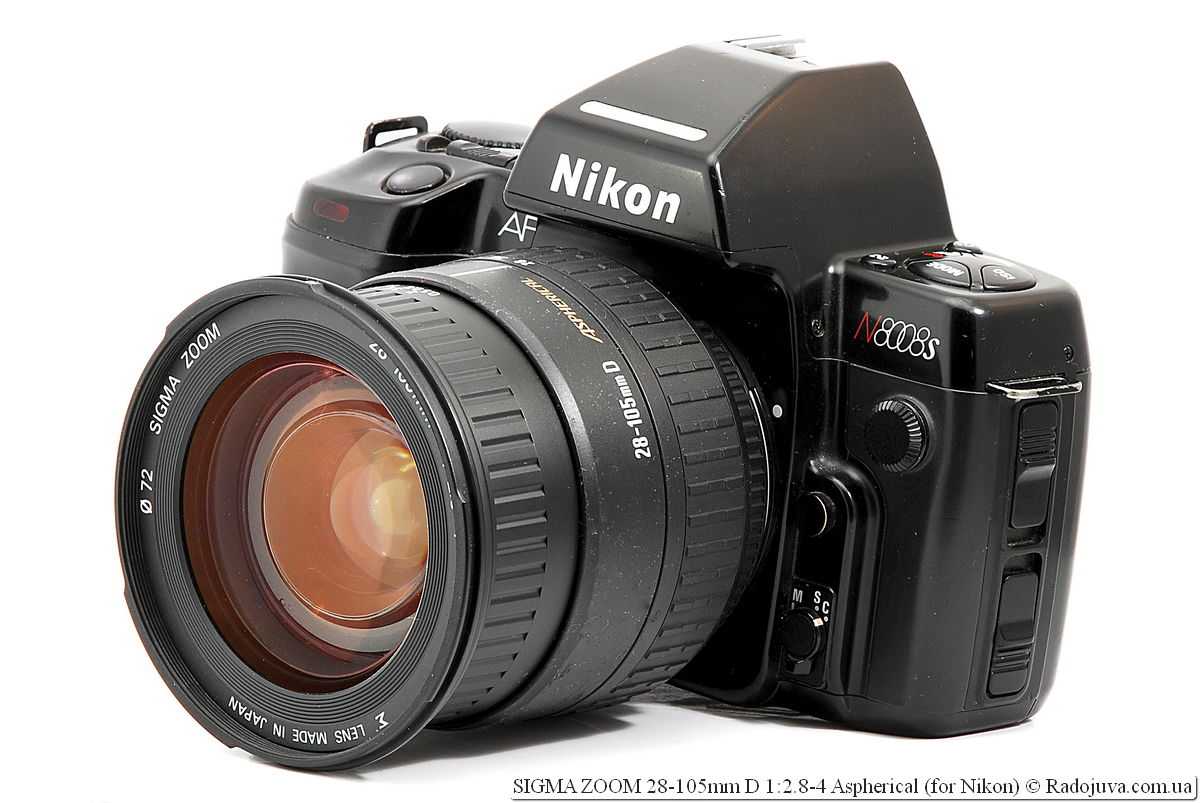 Обзор объектива SIGMA ZOOM 28-105 mm D 28-4 для камер Nikon с линзами Aspherical Тест объектива