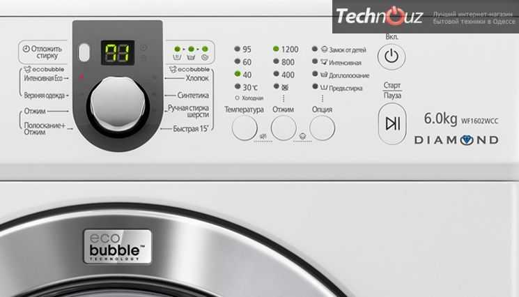 Технология eco buble samsung: экономия порошка, воды и электричества