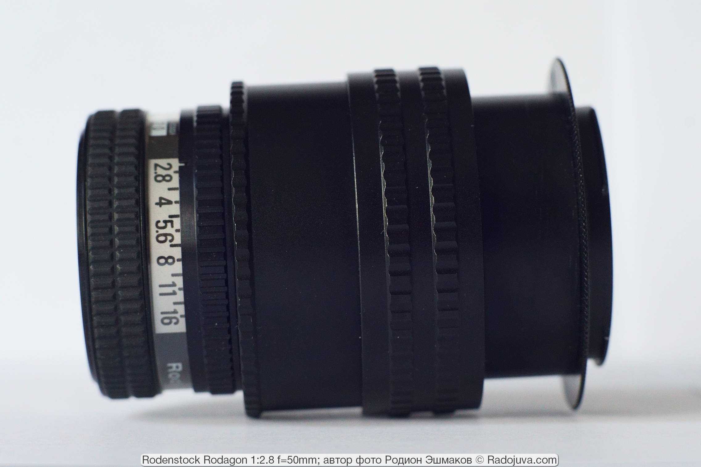 Обзор rodenstock rodagon 1:2,8 f=50mm